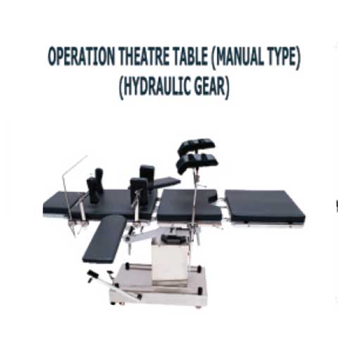 Opearation Theater Tabel - Manual Type, Hydraulic Gear